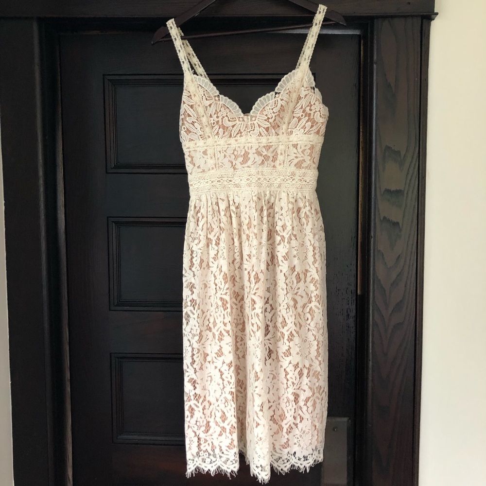 Anthropologie lace dress perfect!